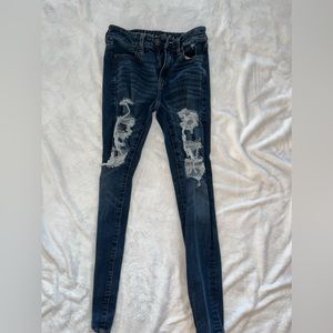 Skinny Dark Wash American Eagle Jeans